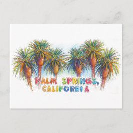 Palm Springs Californië Briefkaart