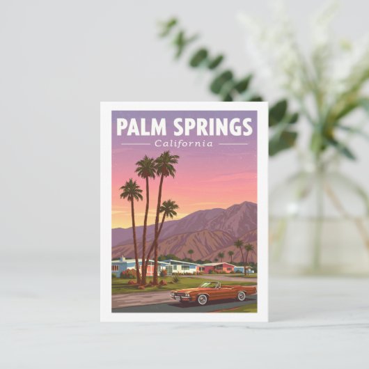  Palm Springs Californië Briefkaart (Staand voorkant)