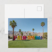Palm springs californië briefkaart (Voorkant / Achterkant)