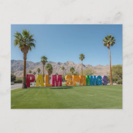 Palm springs californië briefkaart