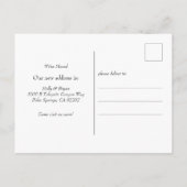 Palm Springs, Californië Briefkaart (Achterkant)