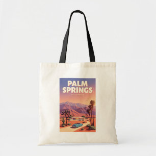 Palm Springs Californië Illustratie Reis Kunst Tote Bag