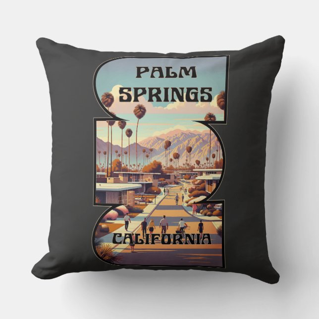 Palm Springs, Californië Kussen (Voorkant)