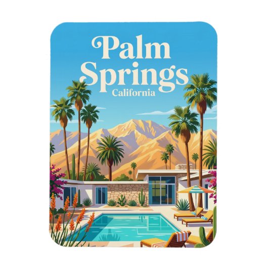 Palm Springs Californië Magneet (Verticaal)
