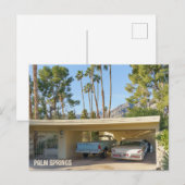 Palm Springs Californië Mideeuw moderne foto Briefkaart (Voorkant / Achterkant)