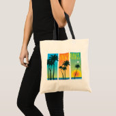 Palm Springs Californië Palm Bomen Budget Boodscha Tote Bag (Voorkant (product))
