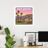 Palm Springs Californië Poster (Thuiskantoor)