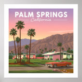 Palm Springs Californië Poster (Voorkant)