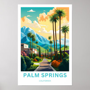 Palm Springs Californië Reisprint Poster