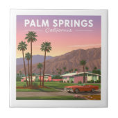 Palm Springs Californië Tegeltje (Voorkant)