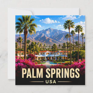 Palm Springs Californië Woestijn Midcentury Reizen