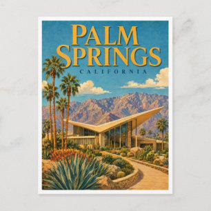 Palm Springs Californië Woestijnpalmen GeoSaga Briefkaart