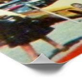 Palm Springs, Californische  foto 1950 Poster (Hoek)