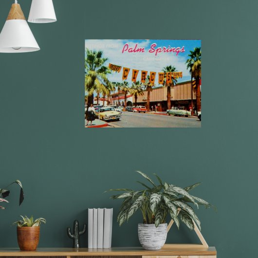 Palm Springs, Californische  foto 1950 Poster (Woonkamer 1)