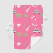 Palm Springs Country Club Golf Towel voor vrouwen Golfhanddoek (Insitu)