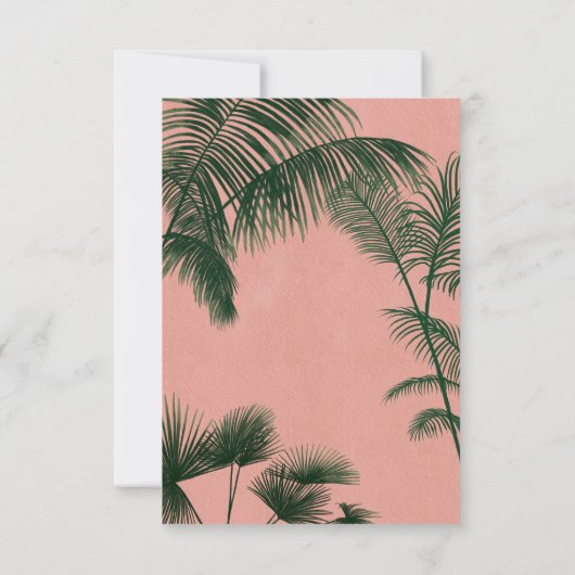 Palm Springs dank u Bedankkaart (Achterkant)