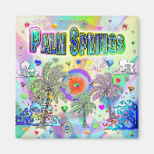 Palm Springs Deep Dream Magnet (Voorkant)