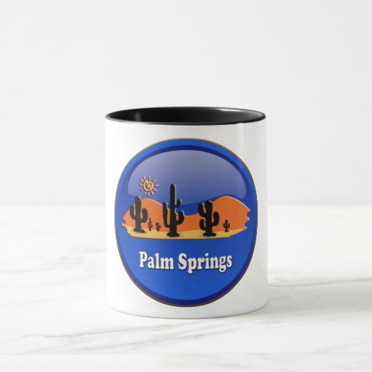 Palm Springs desert mug Mok (Midden)
