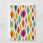 Palm Springs Diamonds, midden-eeuwse moderne bruil Kaart (Achterkant)