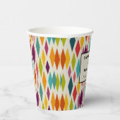 Palm Springs Diamonds, midden-eeuwse moderne bruil Papieren Bekers (Rechts)