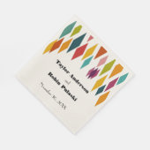 Palm Springs Diamonds, midden-eeuwse moderne bruil Servet (Hoek)