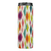 Palm Springs Diamonds Mideeuw Modern Patroon Thermosbeker (Achterkant)