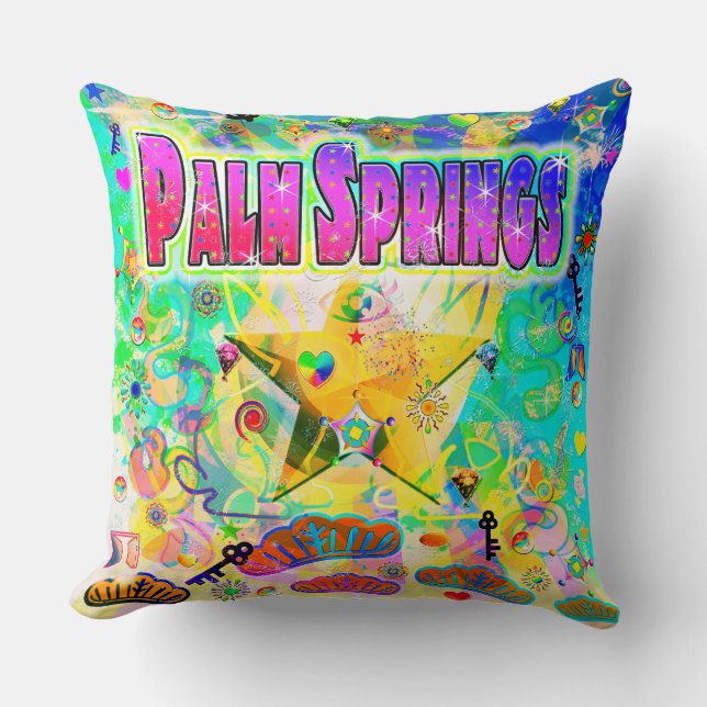 Palm Springs Epoch uur kussen (Voorkant)
