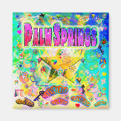 Palm Springs Epoch uur magneet (Voorkant)