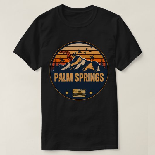 Palm Springs, Florida T-shirt (Design voorkant)