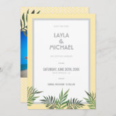 Palm Springs Foto Sla de datum op Kaart (Voorkant / Achterkant)