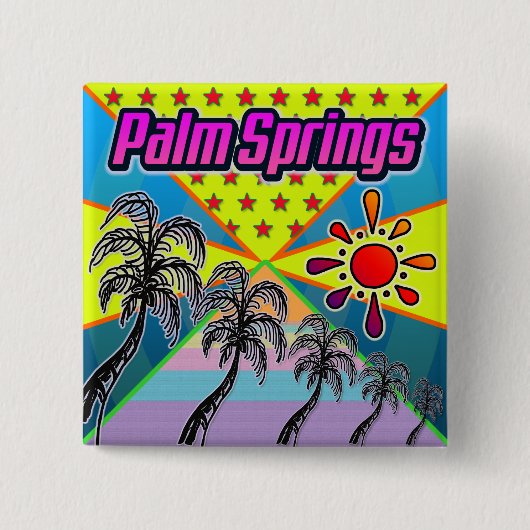 Palm Springs Freedom Button (Voorkant)