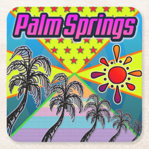 Palm Springs Freedom Coaster Kartonnen Onderzetters