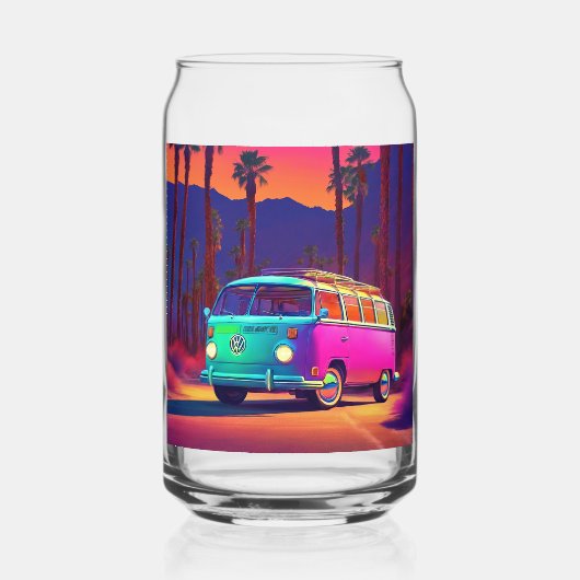 Palm Springs geïnspireerd glas (Voorkant)