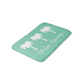 Palm Springs groene palmboom antislip badmat vloer (Gekanteld)