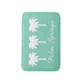 Palm Springs groene palmboom antislip badmat vloer (Voorkant Verticaal)