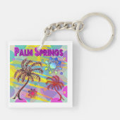 Palm Springs Happy en Hope Sleutelhanger (Achterkant)