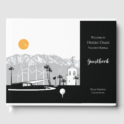 Palm Springs Home Guestbook Gastenboek (Voorkant)