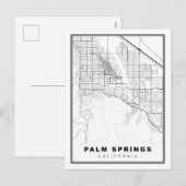 Palm Springs Kaart (Voorkant / Achterkant)