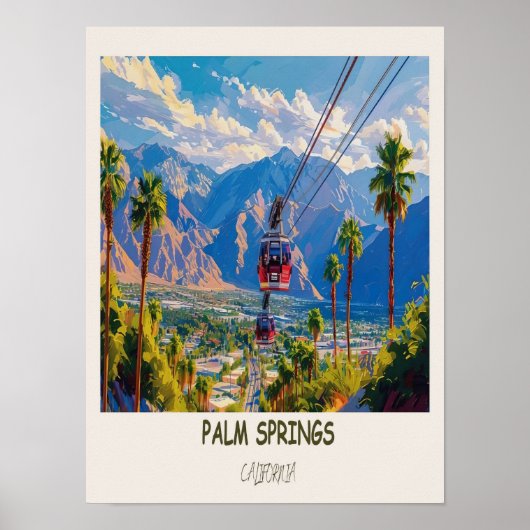 Palm Springs Kunst - Palm Springs Print - Palm Spr (Voorkant)