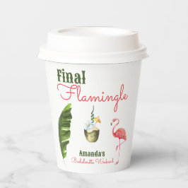 Palm Springs laatste flamingle vrijgezellenfeest Papieren Bekers