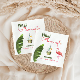 Palm Springs laatste flamingle vrijgezellenfeest Servet