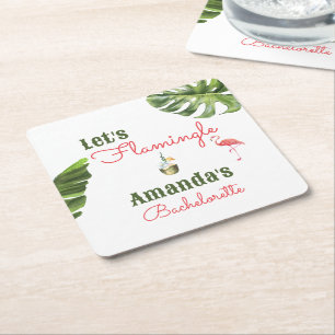 Palm Springs Laatste Vlammende Meidenavakantie Kartonnen Onderzetters