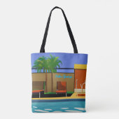 Palm Springs leven Tote Bag (Achterkant)