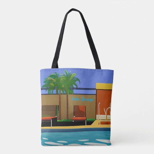 Palm Springs leven Tote Bag (Achterkant)