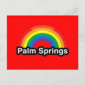 PALM SPRINGS LGBT PRIDE RAINBOW BRIEFKAART (Voorkant)