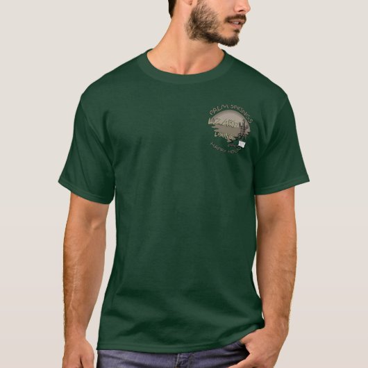 Palm Springs Lizard lounge T-shirt (Voorkant)