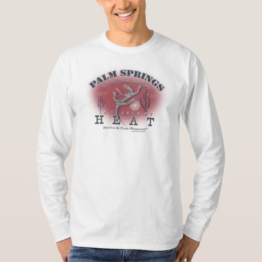 Palm Springs Lizard T-shirt (Voorkant)