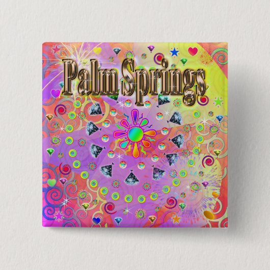 Palm Springs Lucky Golden Button (Voorkant)
