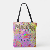 Palm Springs Lucky Golden Canvas tas (Achterkant)