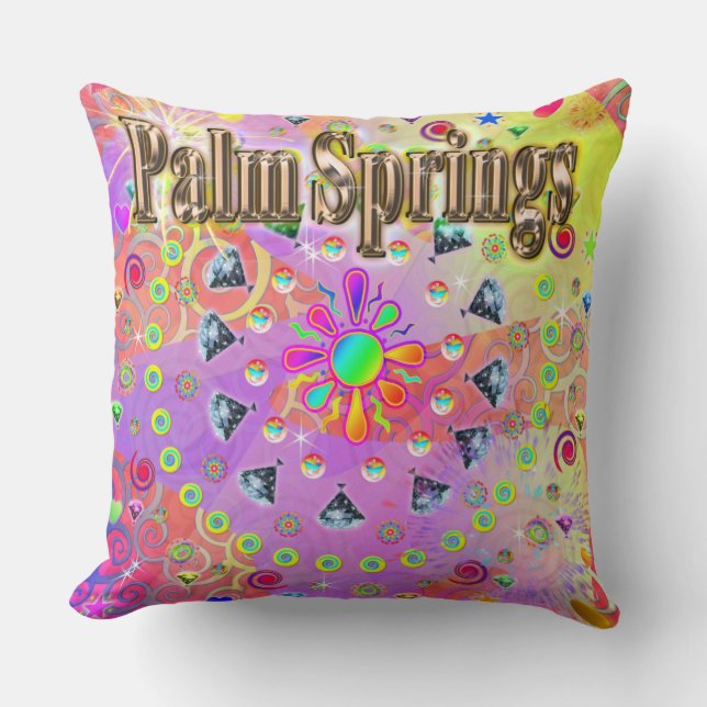 Palm Springs Lucky Golden Pillow Kussen (Voorkant)